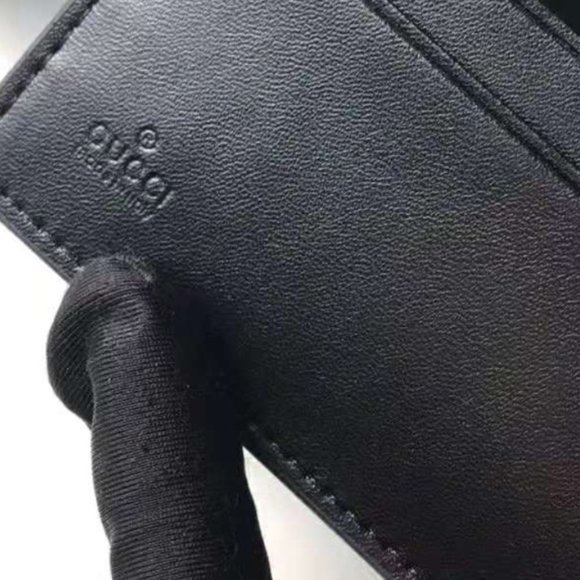GUCCI Gg Black Men's Coin Wallet With Tiger Print NEW IN BOX WITH DUST BAG - Picture 3 of 5